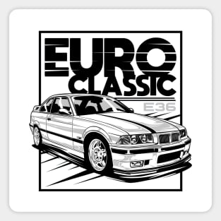 Classic Euro Car M3 E36 Magnet